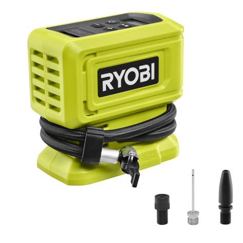 cordless air pump ryobi|ryobi 18v high pressure inflator.